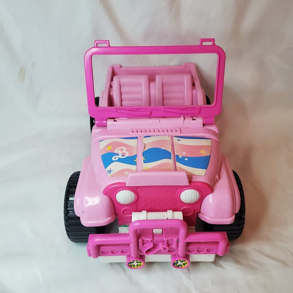 Vintage Barbie Pink Sun Rider Vehicle Jeep 1991 Mattel #7285